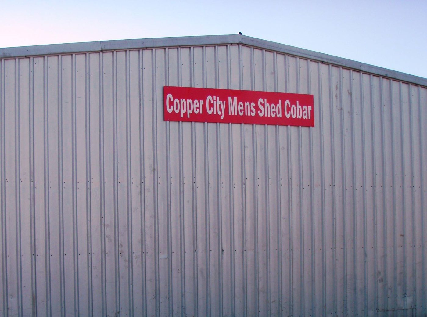 Copper City Mens Shed Cobar Inc Australian Men's Shed Association