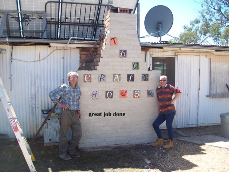 GrawinGlengarry Sheepyards Opal Fields Mens Shed Australian Men's