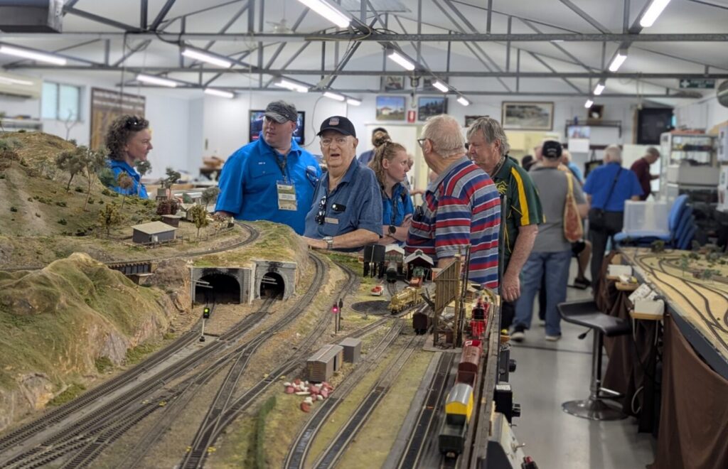 The national gathering tour of the model train shed